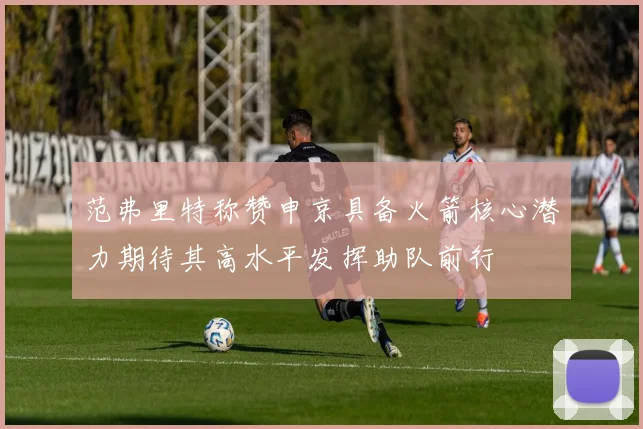 范弗里特称赞申京具备火箭核心潜力期待其高水平发挥助队前行